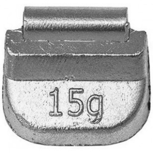 Грузик балансировочный для стальных дисков 15гр (уп. 100шт)