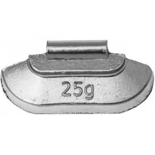 Грузик балансировочный для стальных дисков 25гр (уп. 100шт)