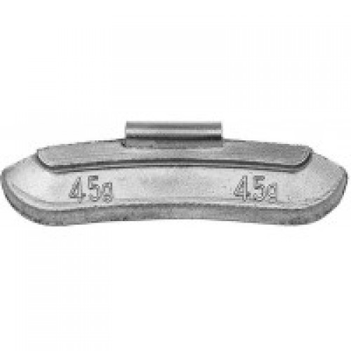 Грузик балансировочный для стальных дисков 45гр (уп. 50шт)